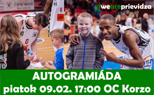 AUTOGRAMIÁDA UŽ DNES V OC KORZO	