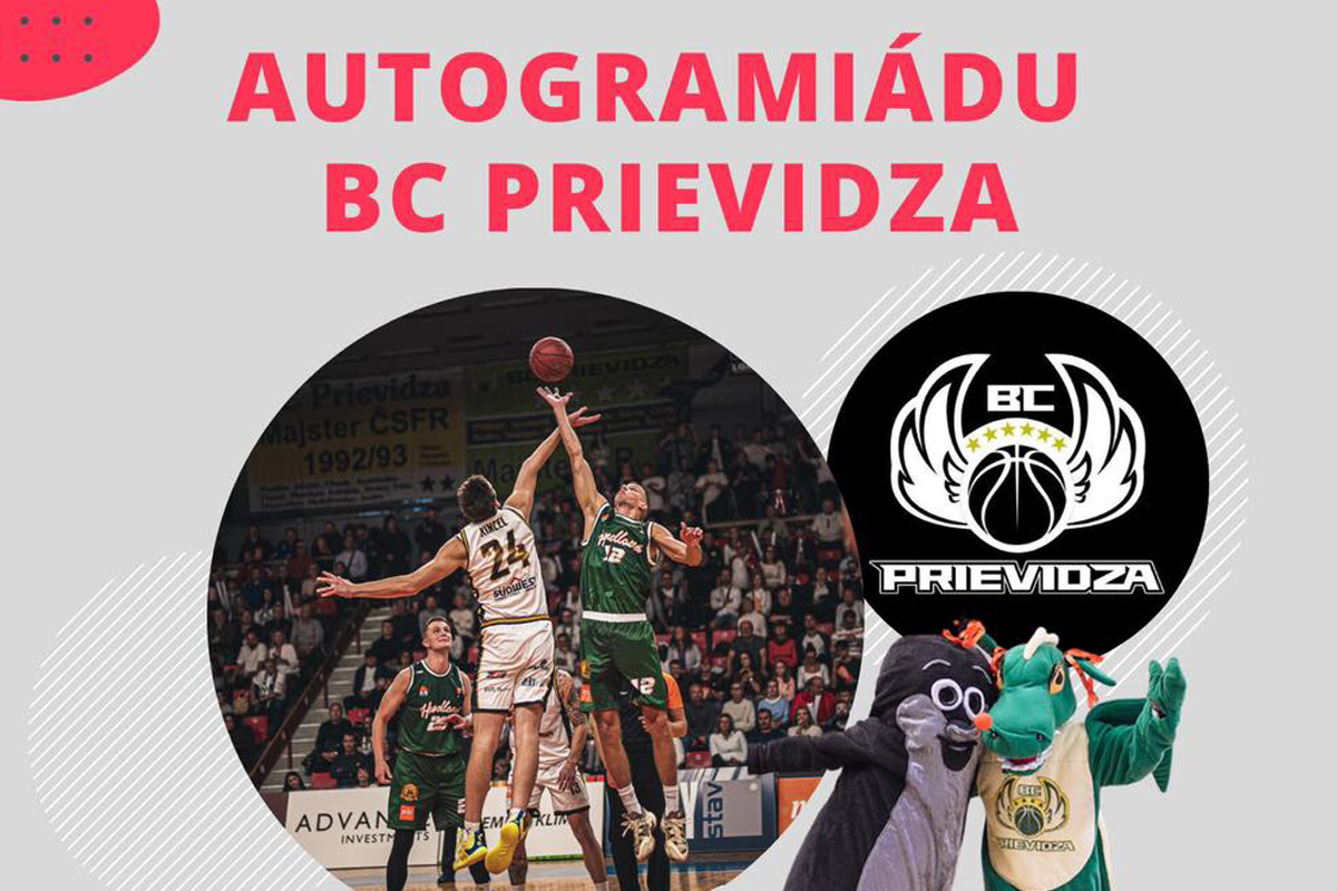 Autogramiáda BC Prievidza v priestoroch PROCentrum