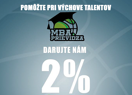 Darujte 2% MBA Prievidza