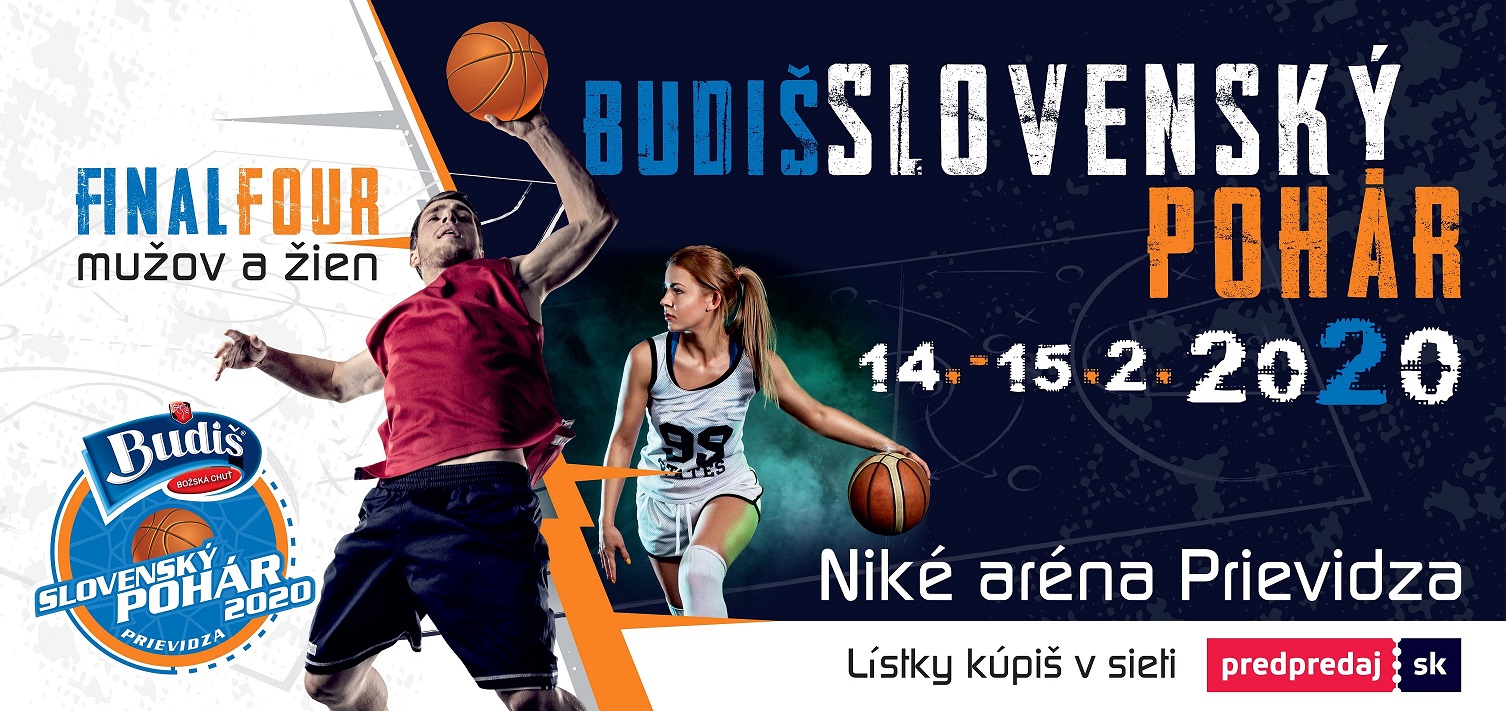 Final Four Budiš Slovenského pohára mužov a žien – informácia pre zástupcov médií