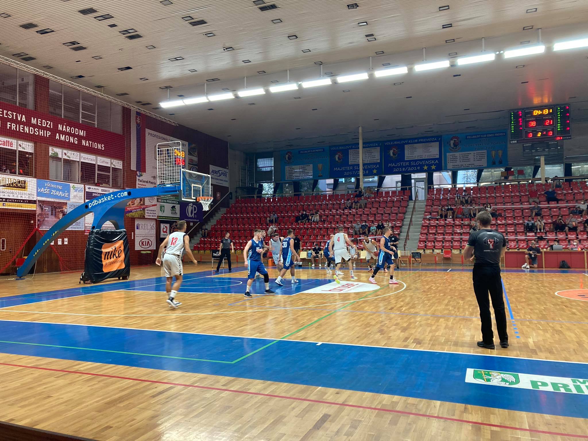 BC Prievidza – BKM SPU Nitra 97:48